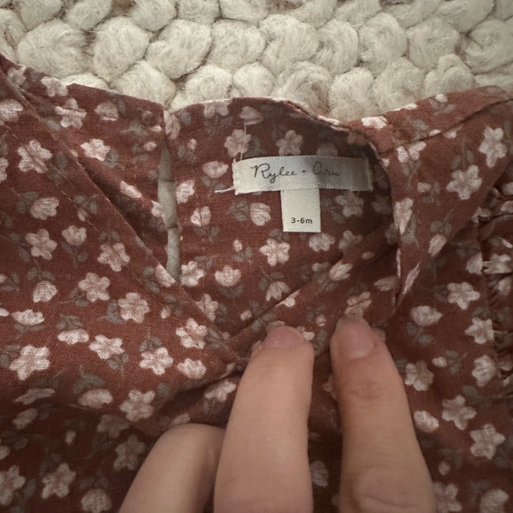 Rylee + Cru Brown Floral Dress - Picture 2 of 3